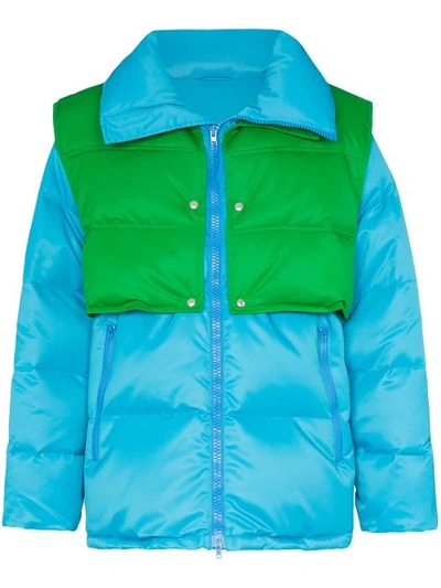 Calvin Klein 205w39nyc Oversized Quilted Shell Down Jacket With Detachable Gilet Blue | ModeSens