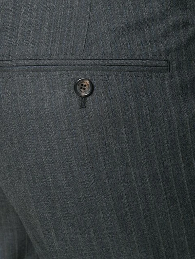 Shop Dsquared2 Pin Stripe Paris Suit In Grey
