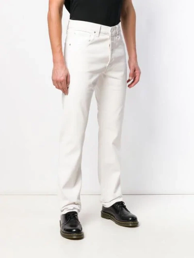 HELMUT LANG MASC HI STRAIGHT JEANS - 白色