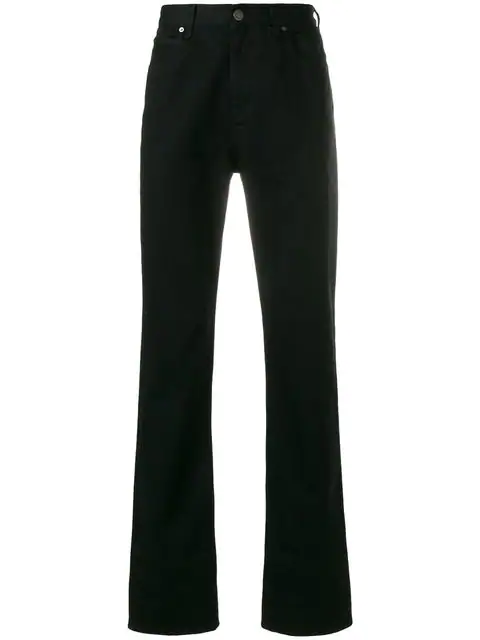 Calvin Klein Straight-Leg Jeans In 001 Black | ModeSens