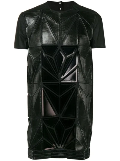 Shop Rick Owens Structured T-shirt In Black