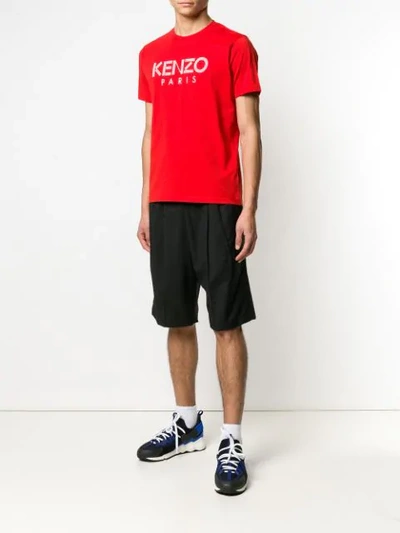 Shop Kenzo Logo T-shirt In 21 Medium Red