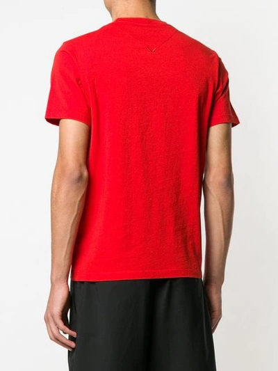 Shop Kenzo Logo T-shirt In 21 Medium Red