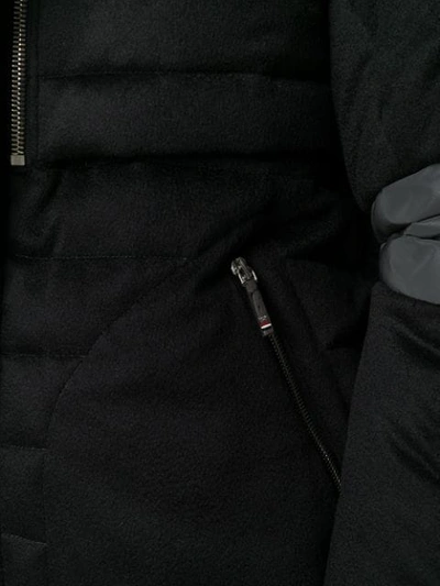 Shop Thom Browne Articulated Down-filled Cashmere Parka - Black