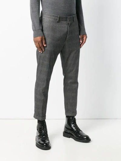 Shop Dsquared2 Classic Tailored Trousers In Grey