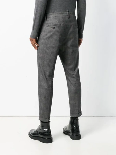 Shop Dsquared2 Classic Tailored Trousers In Grey