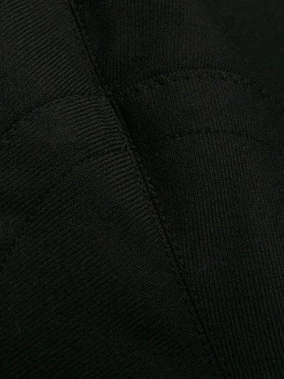 Shop Alexander Mcqueen Zipped Hem Straight-leg Trousers In Black