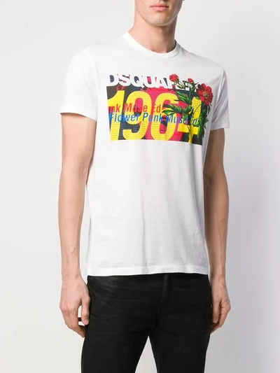 Shop Dsquared2 1964 T-shirt In White