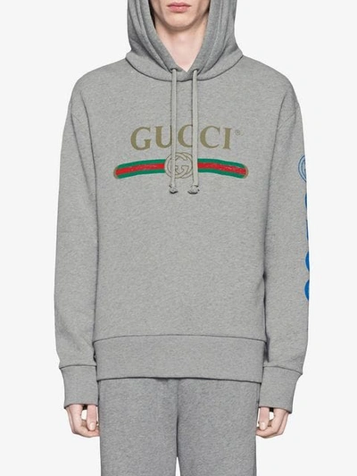 Gucci logo sweatshirt with dragon