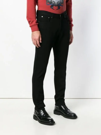 Shop Givenchy Straight-leg Jeans - Black