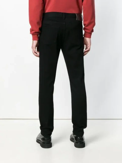 Shop Givenchy Straight-leg Jeans - Black