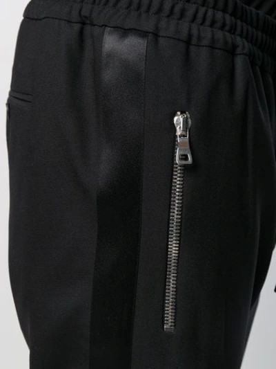 BALMAIN 抽绳系带运动裤 - 黑色