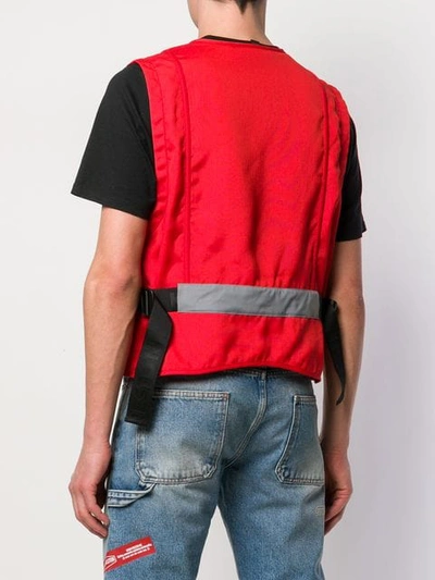 Shop Heron Preston Multi-pocket Jacket - Red