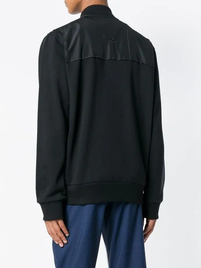 Shop Kenzo Loose Fitted Bomber Jacket In Black