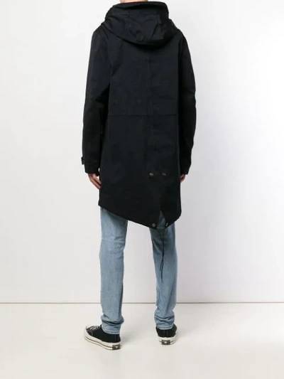Ten C Parka Mit Brusttasche In Blue