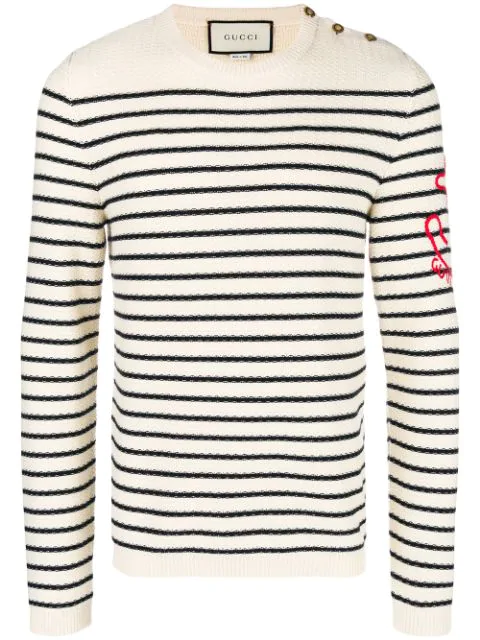 gucci stripe jumper
