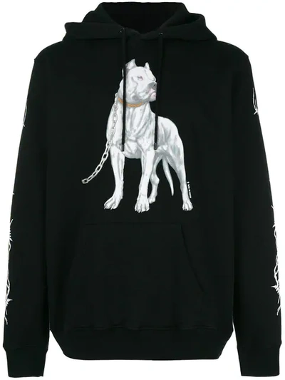 Shop Marcelo Burlon County Of Milan Dogo Hoodie In Black