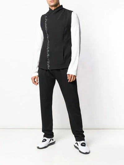 Shop Alchemy Zipped Vest In Black