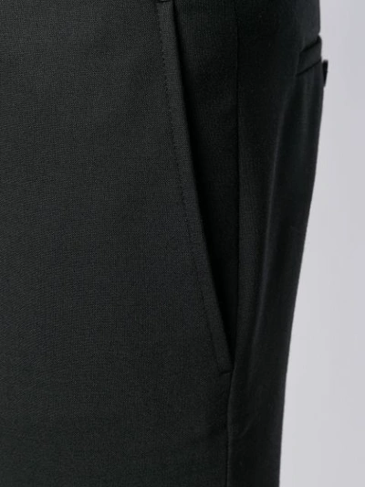 Shop Neil Barrett Cropped Trousers In Black