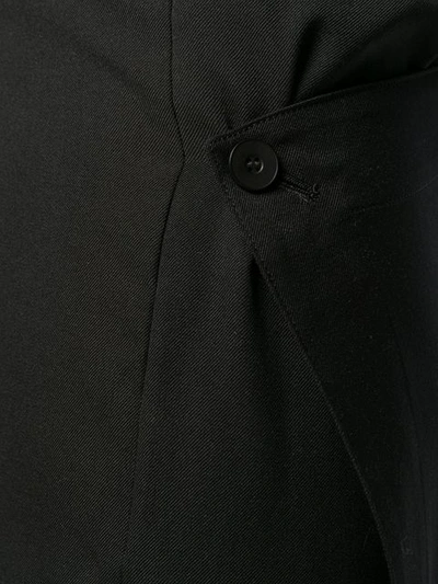 Shop Julius Drop-crotch Tailored Shorts In Black
