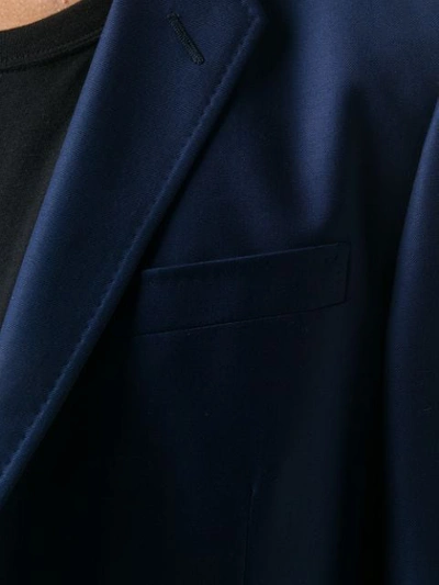 Shop Gucci Monaco Two-piece Suit In Blue