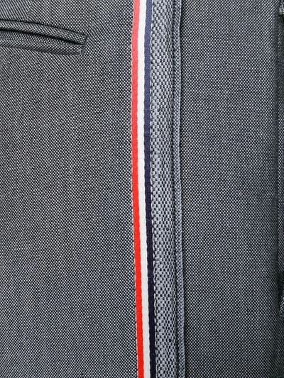 Shop Thom Browne Selvedge Stripe Skinny-fit Trouser In Grey