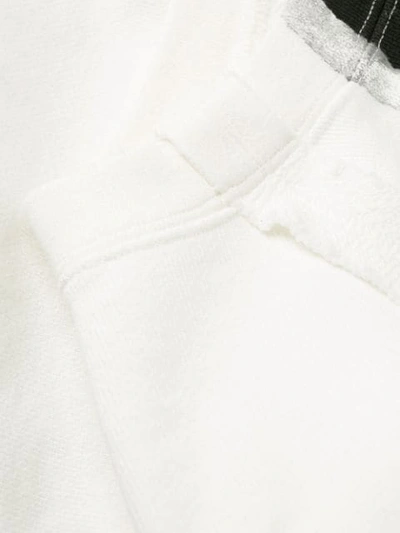 Shop Maison Margiela Oversized Printed Sweatshirt In White