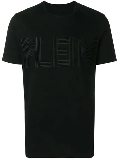 Shop Philipp Plein Ss Statement T-shirt In Black