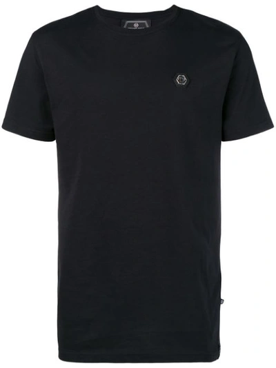 Shop Philipp Plein Logo Patch T-shirt - Black