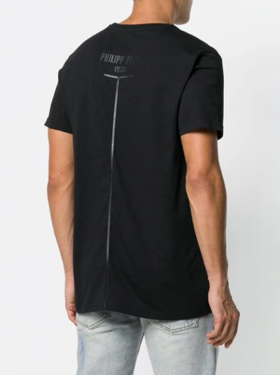 Shop Philipp Plein Logo Patch T-shirt - Black
