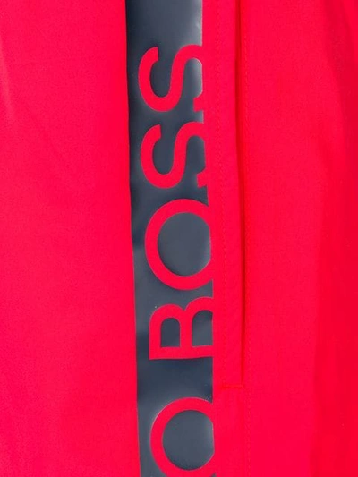 Shop Hugo Boss Klassische Badeshorts In Red