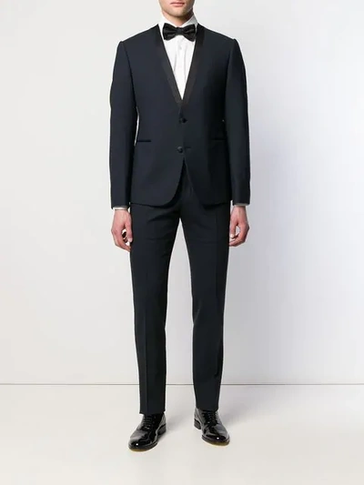 Shop Emporio Armani Two-piece Suit In Blue