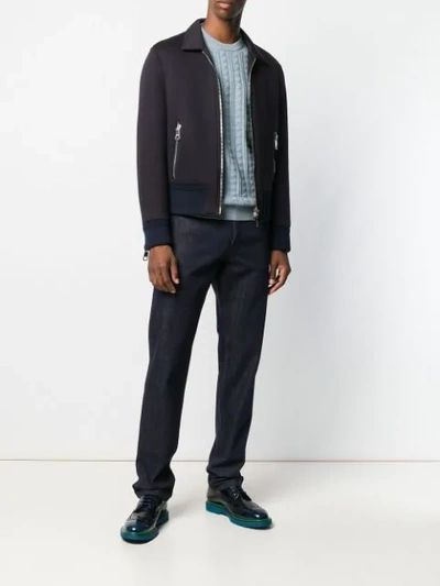 Ferragamo Bootcut Denim Jeans In Blue