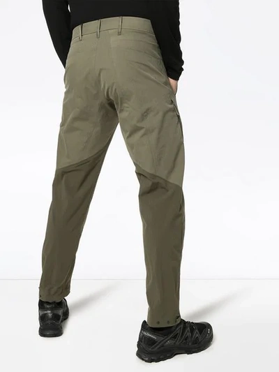 Shop Arc'teryx Apparat Straight Trousers In Green
