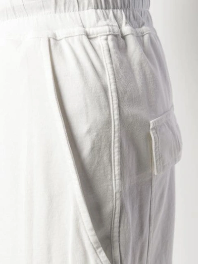 Shop Rick Owens Drkshdw Drop-crotch Trousers - White