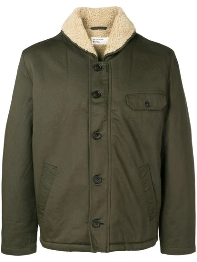 Shop Universal Works Lined Military Jacket - Green