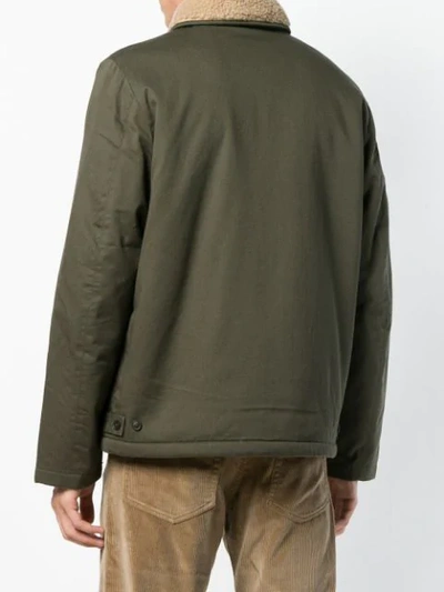 Shop Universal Works Lined Military Jacket - Green