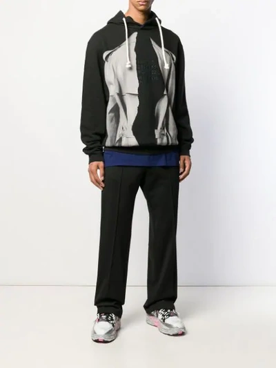 MAISON MARGIELA PANELLED SWEATSHIRT - 黑色