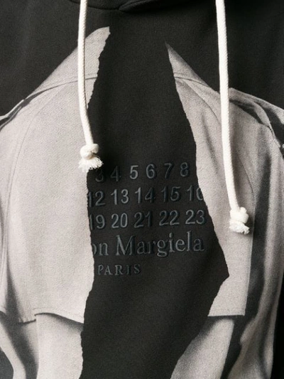 Shop Maison Margiela Panelled Sweatshirt In Black