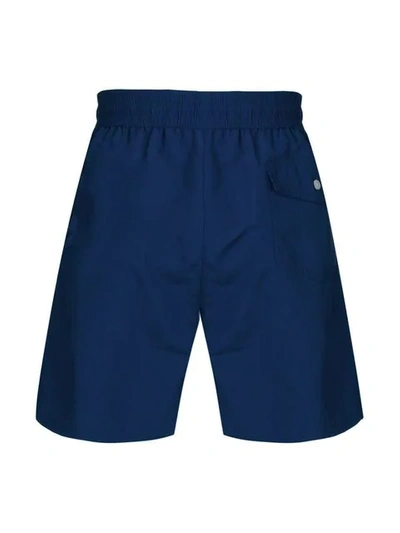 Shop Polo Ralph Lauren Drawstring Waist Swim Shorts In Blue