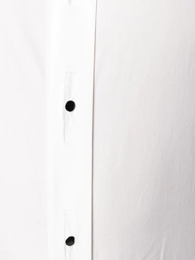Shop Maison Margiela Concealed Button Shirt In White