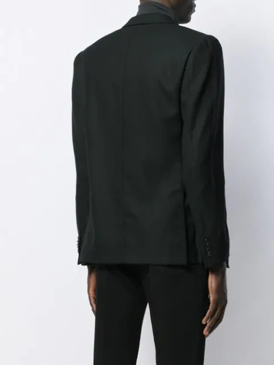 Shop Z Zegna Boxy Fit Blazer In Black