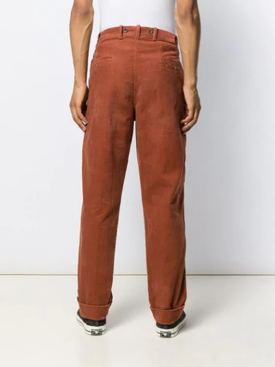 Shop Levi's Vintage Clothing Loose Fit Corduroy Trousers - Brown