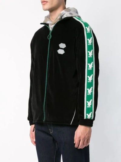 Shop Off-white Track Jacket In Black