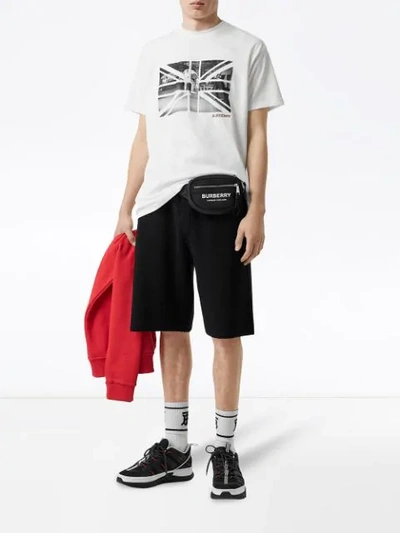 Shop Burberry Graphic Print T-shirt - White