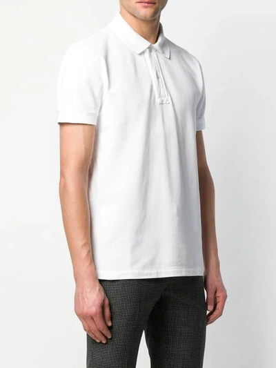 Shop Tom Ford Plain Polo Shirt In White