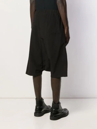 Shop Army Of Me Drop-crotch Shorts - Black