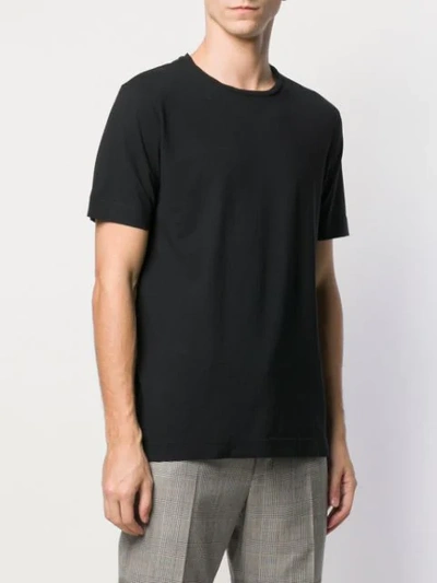 Shop Drumohr Round Neck T-shirt In Black