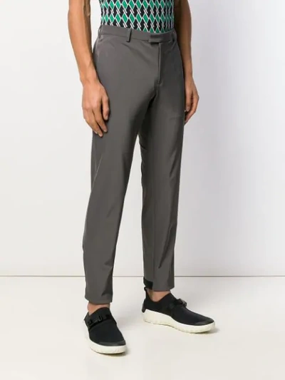 Shop Prada Tailored Trousers In Grey