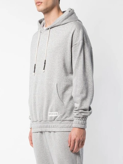 Shop Mostly Heard Rarely Seen Shine Hoodie In Silver